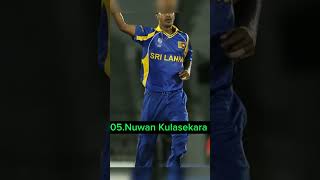 Top 10 Best bowlers in the Sri Lanka🏏🇱🇰 ශ්‍රි ලංකාවේ හොඳම පන්දු යවන්නන් 10 shorts top10 trending [upl. by Asalocin899]