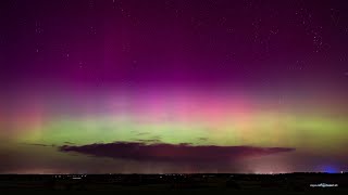 Northern Lights 10102024  Short Timelapse from Germany [upl. by Llehcram]