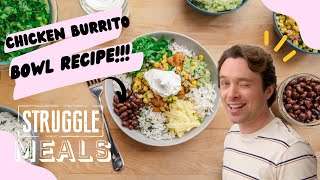 Chicken Burrito Bowl Recipe A Quick and Easy Meal for a Crowd [upl. by Hillary239]