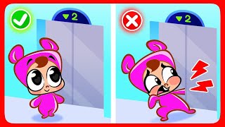 Dont Jump in Elevators Baby 🔼🔽 Elevator Safety Song [upl. by Mungam]