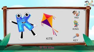 K for Kite  Phonics Sound of Letter K  Learn the Letter K Sound with Fun Examples for Kids [upl. by Shandeigh]