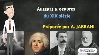 Auteurs et œuvres de 19ème siècle  Romantisme Réalisme Symbolisme [upl. by Nnairol]