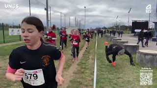 Cross National MGEN UNSS 2023  Sixième course  Benjamines Filles [upl. by Alekat]