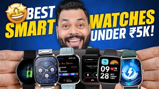 Top 5 Best Smartwatches Under ₹5000 In 2024⚡Bluetooth Calling AMOLED amp More [upl. by Batholomew989]