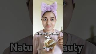 Natures beauty trioacnemask brightenskin clearskinglassskinradiantskin beauty naturalglow [upl. by Nlycaj]