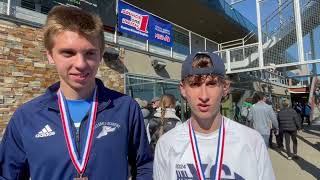 Hillsdale Academy boys cross country wins 2024 MHSAA Division 4 state championship [upl. by Retxab685]