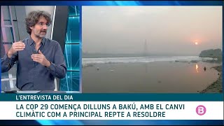 Entrevista Pau de Vílchez  COP29 i Canvi Climàtic a Balears  IB3 Noticies 8 novembre 2024 [upl. by Lizned561]