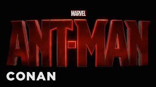 EXCLUSIVE Marvels quotAntManquot Trailer Gives Away Too Much  CONAN on TBS [upl. by Eudocia]