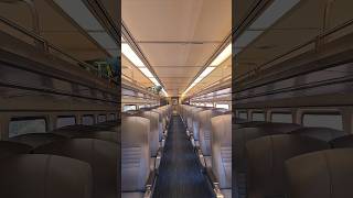 Amtrak Borealis An Aisle View of Coach Seating [upl. by Llemert668]