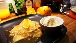 Crêpe Suzette con gelato al garofano [upl. by Biel316]