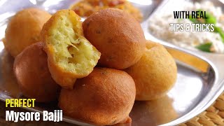 మైసూర్ బజ్జి  బోండా  Mysore Bajji  Mysore Bonda Recipe street food style in telugu  Vismai food [upl. by Dorn]