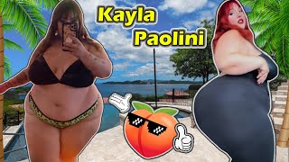 SSBBW 🎀 Kayla Paolini 🎀 La princesa de los duraznos 🍑 un ángel plus size [upl. by Jilli]