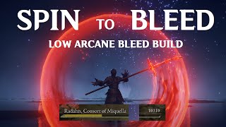 Consort Radahn vs 0 Arcane bleed build  SPIN TO BLEED [upl. by Kyd]