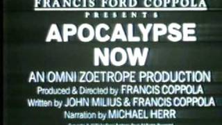 Apocalypse Now 1979 TV trailer  2 [upl. by Suinotna]