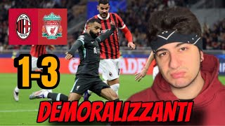 DEMORALIZZANTI MILANLIVERPOOL 13 Analisi e Commenti [upl. by Recha]