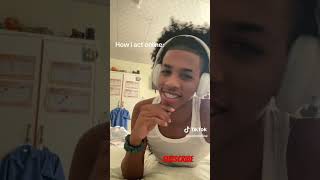 How I act irl vs Online  BEDJacquees tiktok youtubeshorts youtube short [upl. by Nasaj526]