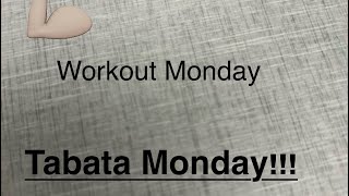 Workout Monday Tabata Monday Make kids healthy [upl. by Arturo]