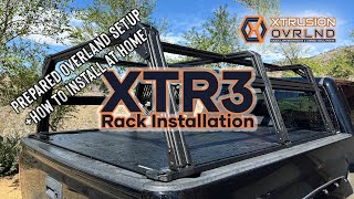 How to Install Xtrusion Overland XTR3 Bed Rack w Retrax Tonneau Cover on 2015 Chevy Silverado 2500 [upl. by Tandie]