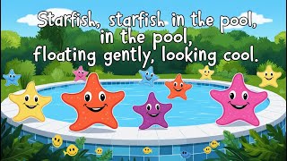 Fish Songs  Sim Little Fish Swim Swim  Starfish Songs  Lullaby Songs  Nursery Rhymes [upl. by Lahsram]