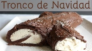 Tronco de Navidad Receta fácil [upl. by Issiah78]