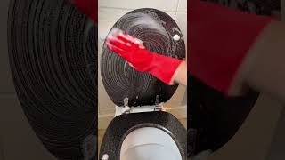 Satisfying toilet cleaning cleantok scrubbing bathroomsink youtube scrubbingsounds ytshorts [upl. by Rimisac]