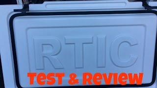 RTIC 65 QT Cooler Test amp Review [upl. by Ecahc]