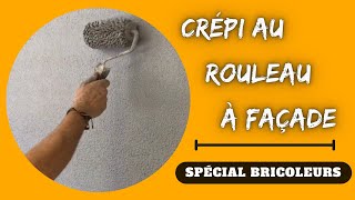 ✅ Comment faire un crépi au rouleau 👈 [upl. by Ahtikal]