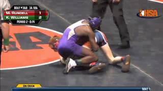 106 lbs Class 3A Match from the IHSA Individual Wrestling Championship Finals [upl. by Danby937]