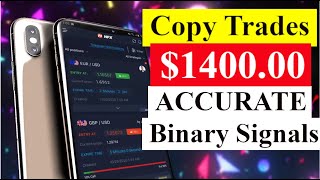 Binary Options Trader Earns 1400 from NFX App  COPY TRADES for BEGINNERS 📊💰 [upl. by Noreg]