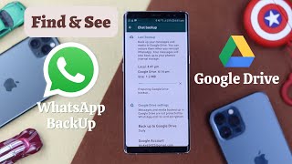 How To Find WhatsApp Backup Data in Google Drive Cant See [upl. by Ajssatan]