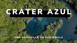 EXPLORANDO el CRATER AZUL GUIA COMPLETA del TOUR en Las Cruces Petén Guatemala [upl. by Nuhsyar746]