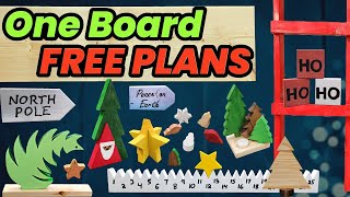 13 Christmas Projects from ONE Board FREE PLANS [upl. by Stricklan]