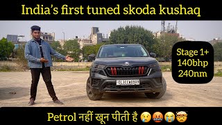 India’s first Tuned Skoda Kushaq stage 1 by code 6 autopsyche India detailed experience 🤍💯 [upl. by Hgielsa237]