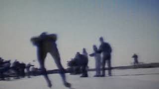 Elfstedentocht jaar 1986 in Friesland met onder andere Evert van Bentum die als eerste eindigt [upl. by Uzzial]