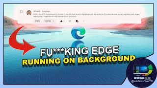 Disable Microsoft Edge Background Activity on Windows 10 amp 11 Advanced [upl. by Tony547]