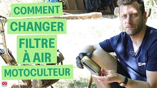 Comment changer le filtre à air dun motoculteur [upl. by Lateehs]