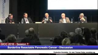 Session 7 Borderline Resectable Pancreatic Cancer  Discussion [upl. by Torr]