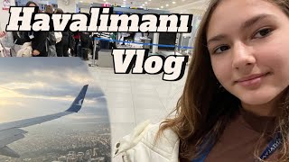 İstanbul Vlog🤍 İstanbul’a gidiyoruz💗Havalimanı vlog🤍 [upl. by Eenram]