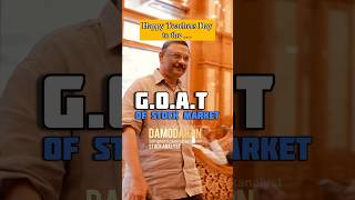 GOAT of Stock Market😇Happy Teachers to the Founder😍 damodaranstockanalyst greatestofalltime [upl. by Caldera]