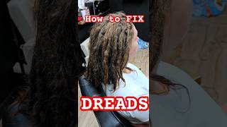 Awesome Dread Maintenance Transformation dreadlock dreads [upl. by Ri]