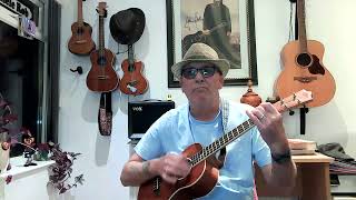 Solitary Man Baritone Ukulele cords amp lyrics in Description [upl. by Candi]