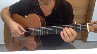 Easy Guitar quot THE BLUE DANUBE quot main theme [upl. by Siskind399]