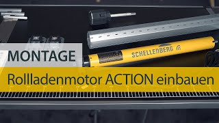 Montage Rollladenmotor ACTION von Schellenberg [upl. by Seni331]