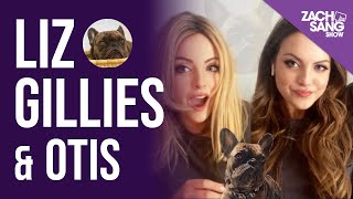 Liz Gillies Dogs Crash Her Interview [upl. by Krispin]