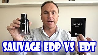 Dior Sauvage Eau de Parfum vs Eau de Toilette 1st Impressions [upl. by Josler]