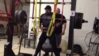 The Iron Chamber Gym Mike Pfabe Box Squat 91212 [upl. by Medina]