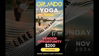 Orlando Yoga Festivallakeeolaorlandoflorida yoga4health sports [upl. by Kenny]