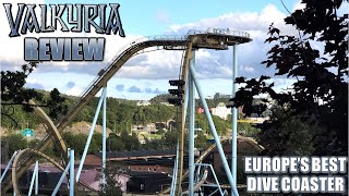 Valkyria Review Liseberg BampM Dive Machine  Europes Best Dive Coaster [upl. by Darraj]