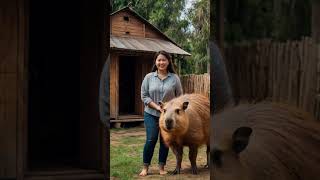 Have you seen a capybara this big capybara animal [upl. by Kcirdot324]