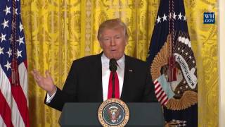 Donald Trumps press conference in full [upl. by Anitnoc228]